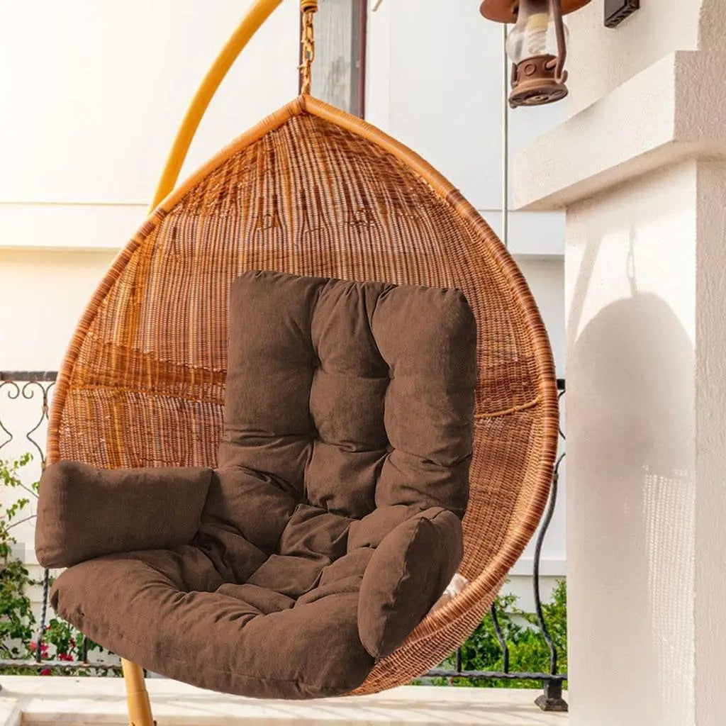 Coussin fauteuil rotin rectangulaire et confortable