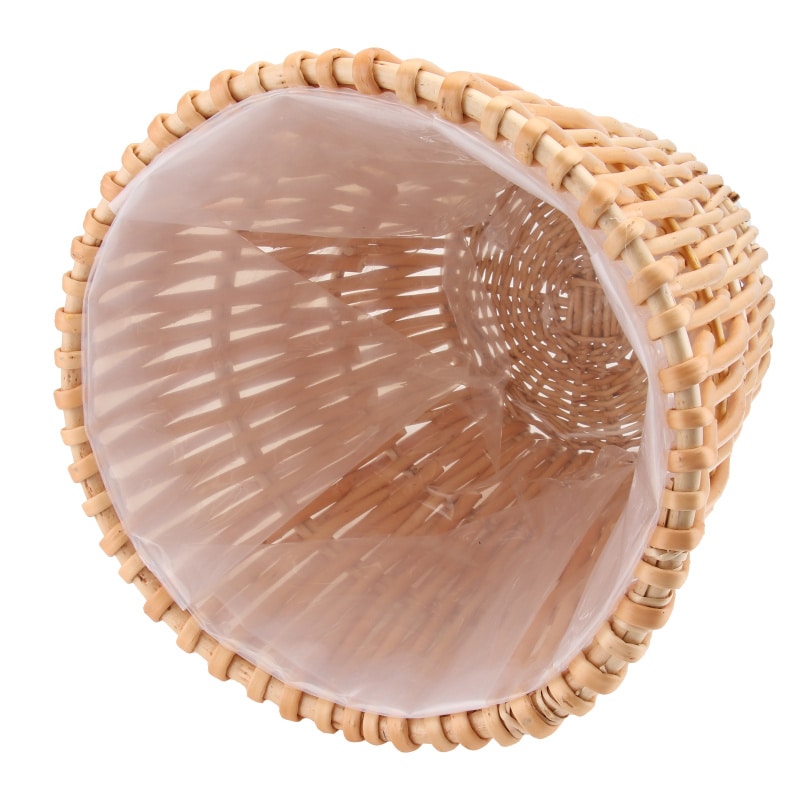Poubelle rotin pratique au design naturel