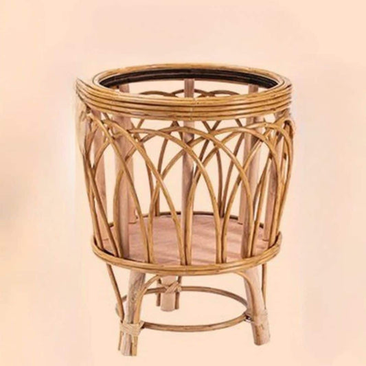 Cache pot rotin élégant de style nordique