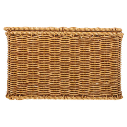 Coffre rotin tissé à la main à grande capacité
