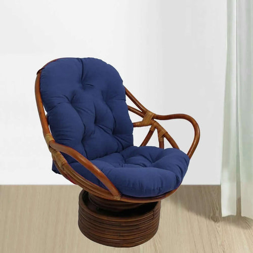 Coussin fauteuil rotin classe avec dossier