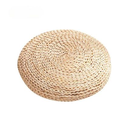 Coussin rotin rond et confortable