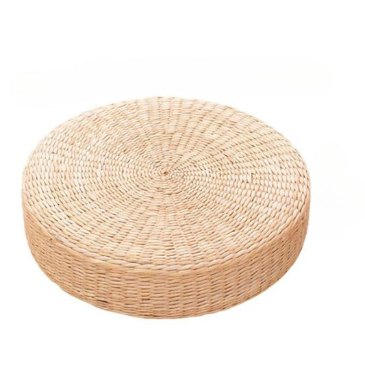 Coussin rotin rond et épais