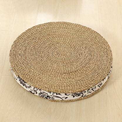 Coussin rotin de style japonais
