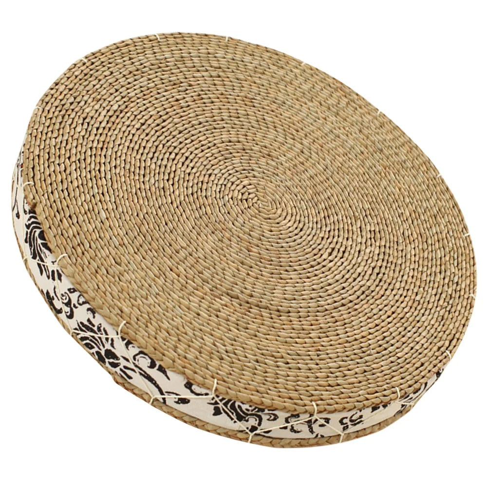 Coussin rotin de style japonais