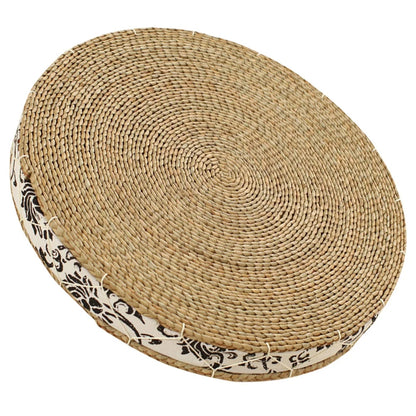 Coussin rotin de style japonais