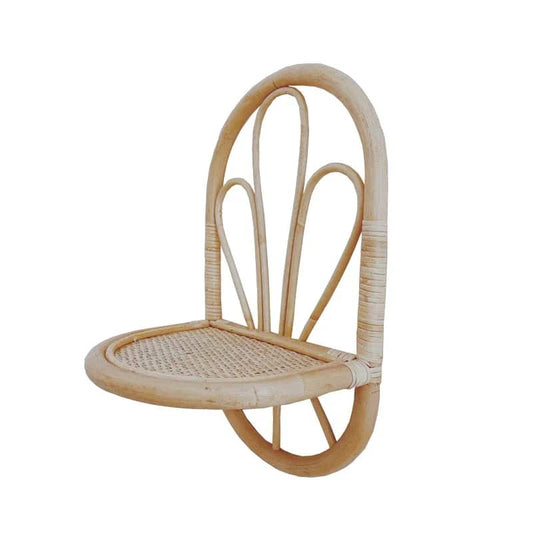 Étagère rotin pratique et décorative