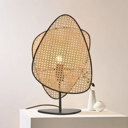 Lampe de chevet rotin originale au style japonais