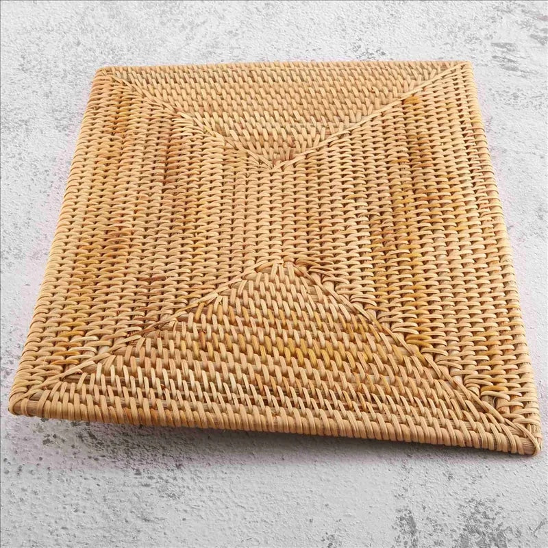 Lot de 2 sets de table rotin antidérapants