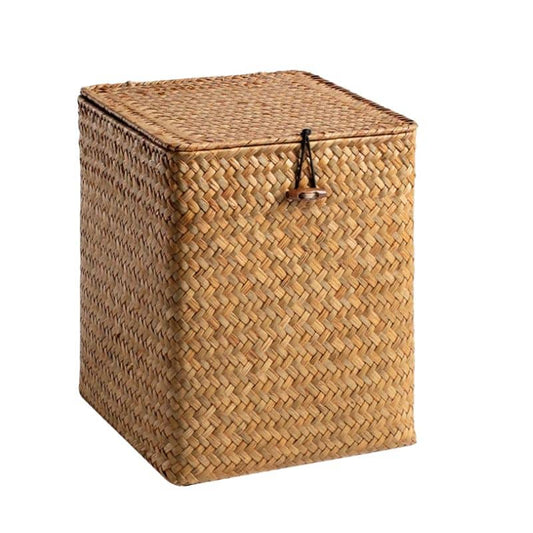 Panier à linge rotin tissé à la main polyvalent