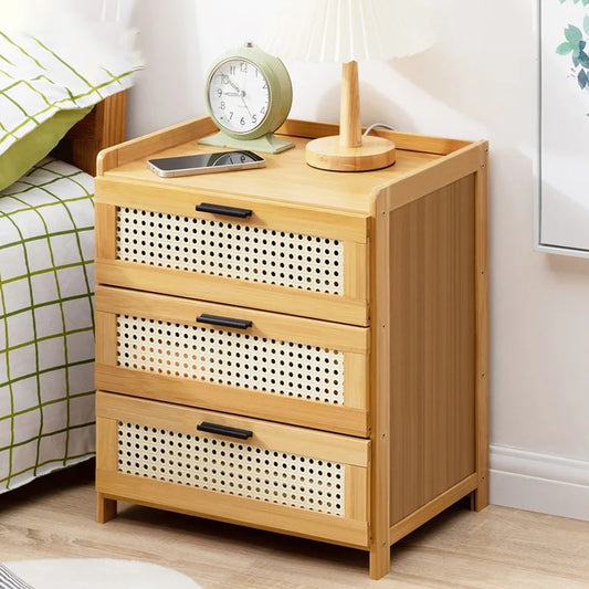 Petit meuble rotin moderne et pratique