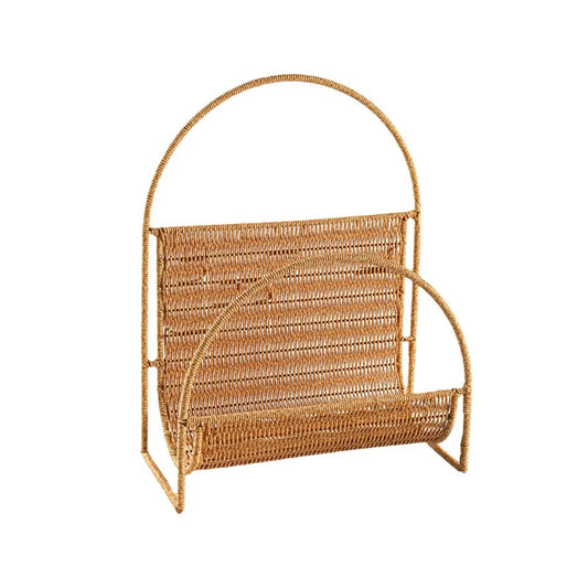 Porte revue effet rotin stable et décoratif