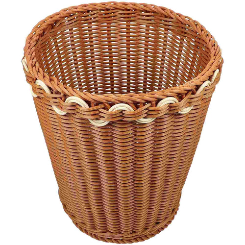 Poubelle effet rotin chic et élégante