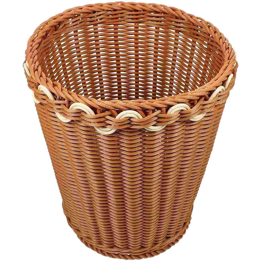 Poubelle effet rotin chic et élégante
