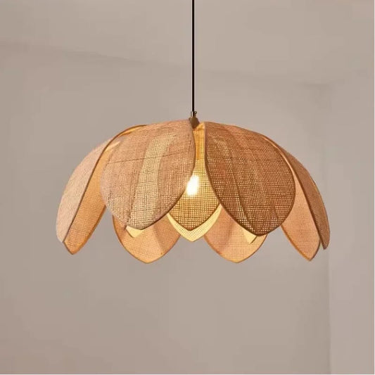 Suspension rotin décorative et originale