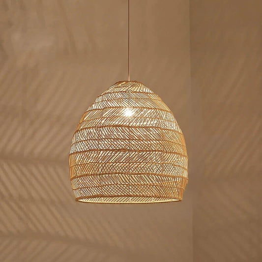 Suspension rotin décorative au style chinois