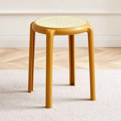 Tabouret rotin fonctionnel et décoratif