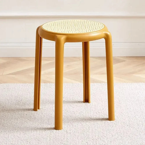 Tabouret rotin fonctionnel et décoratif
