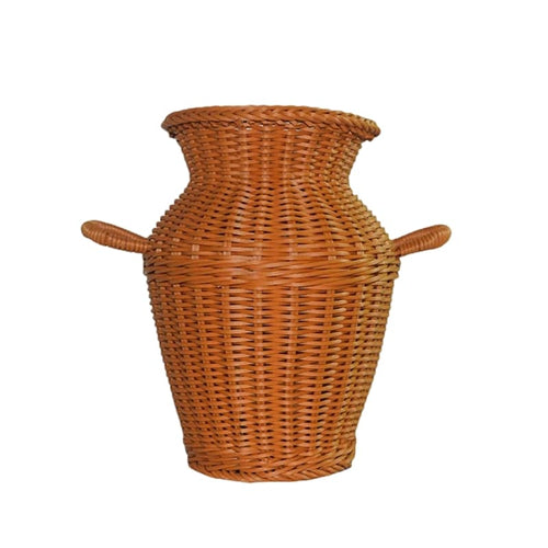 Vase rotin traditionnel et décoratif