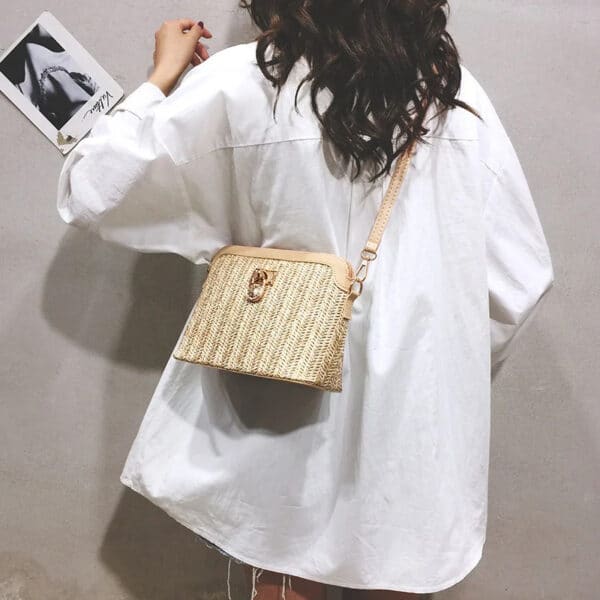 Sac rotin luxueux et moderne – Image 3
