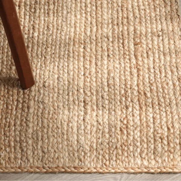Tapis effet rotin rectangulaire au design traditionnel – Image 3