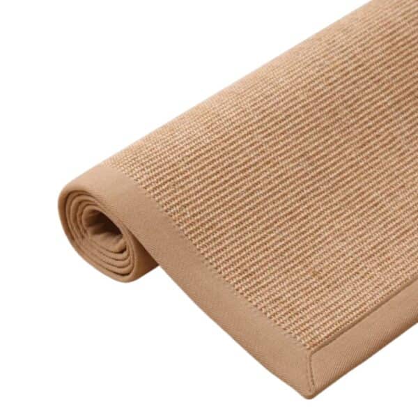Tapis effet rotin rectangulaire de style japonais – Image 2